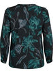 FLASH - L&aring;ng&auml;rmad blus med tryck, Black Scarab Flower, Packshot image number 1