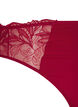 Trosor i microfiber med spets, R&ouml;d, Packshot image number 3