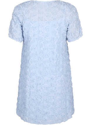 Festklänning med 3D-blommor, Cashmere Blue, Packshot image number 1