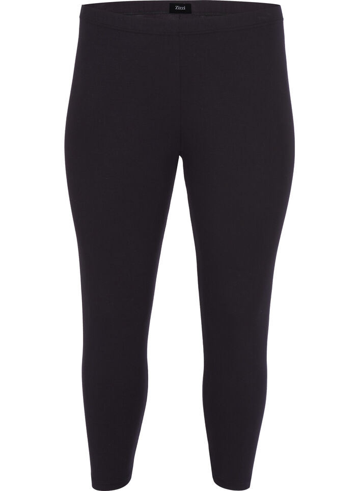 3/4 bas-leggings, Svart, Packshot image number 0