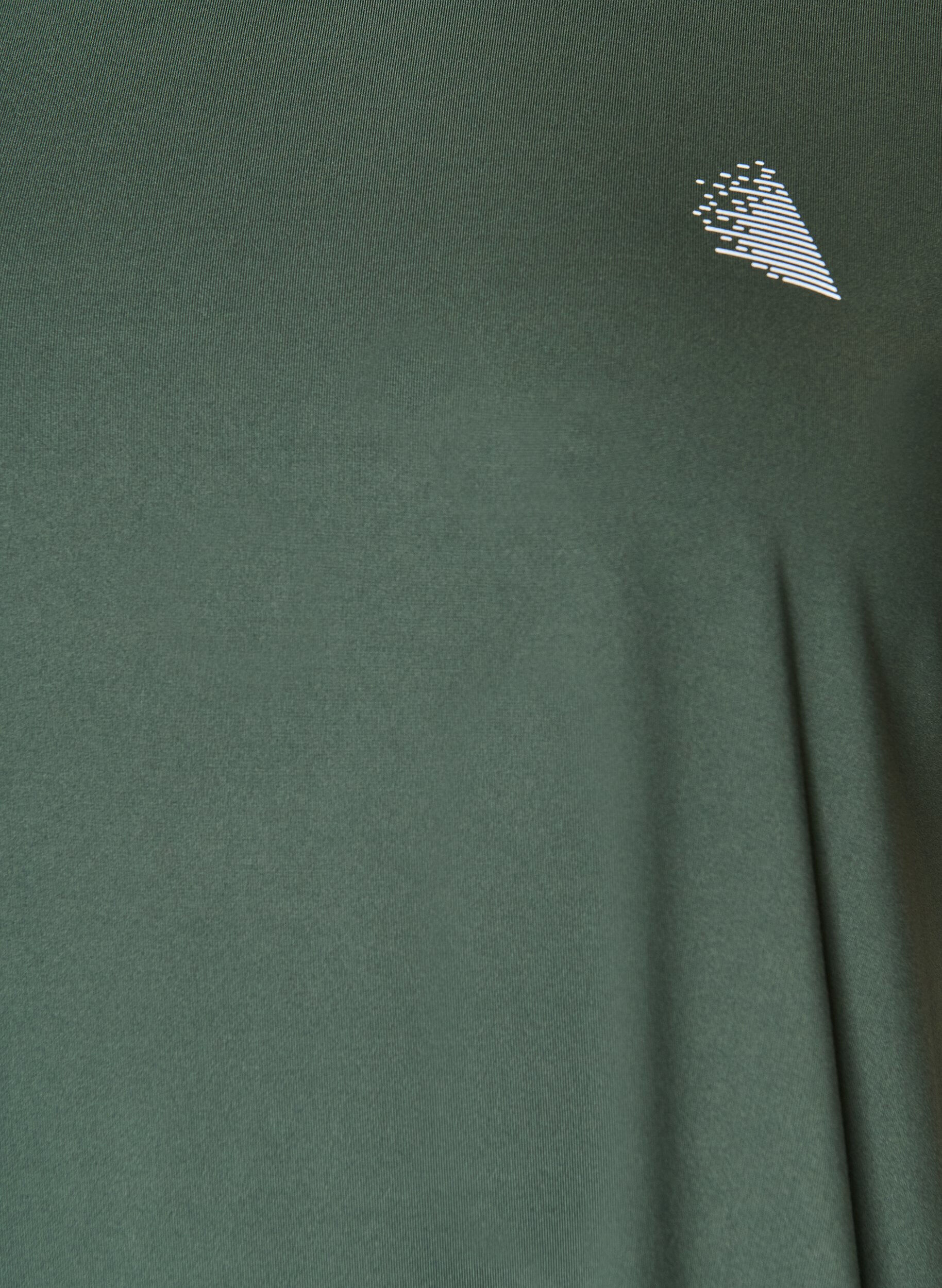 ZizziEnf&auml;rgad tr&auml;nings-T-shirt, Gr&ouml;n, Packshot image number 2
