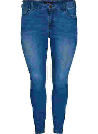 Super slim Amy jeans med rosett
