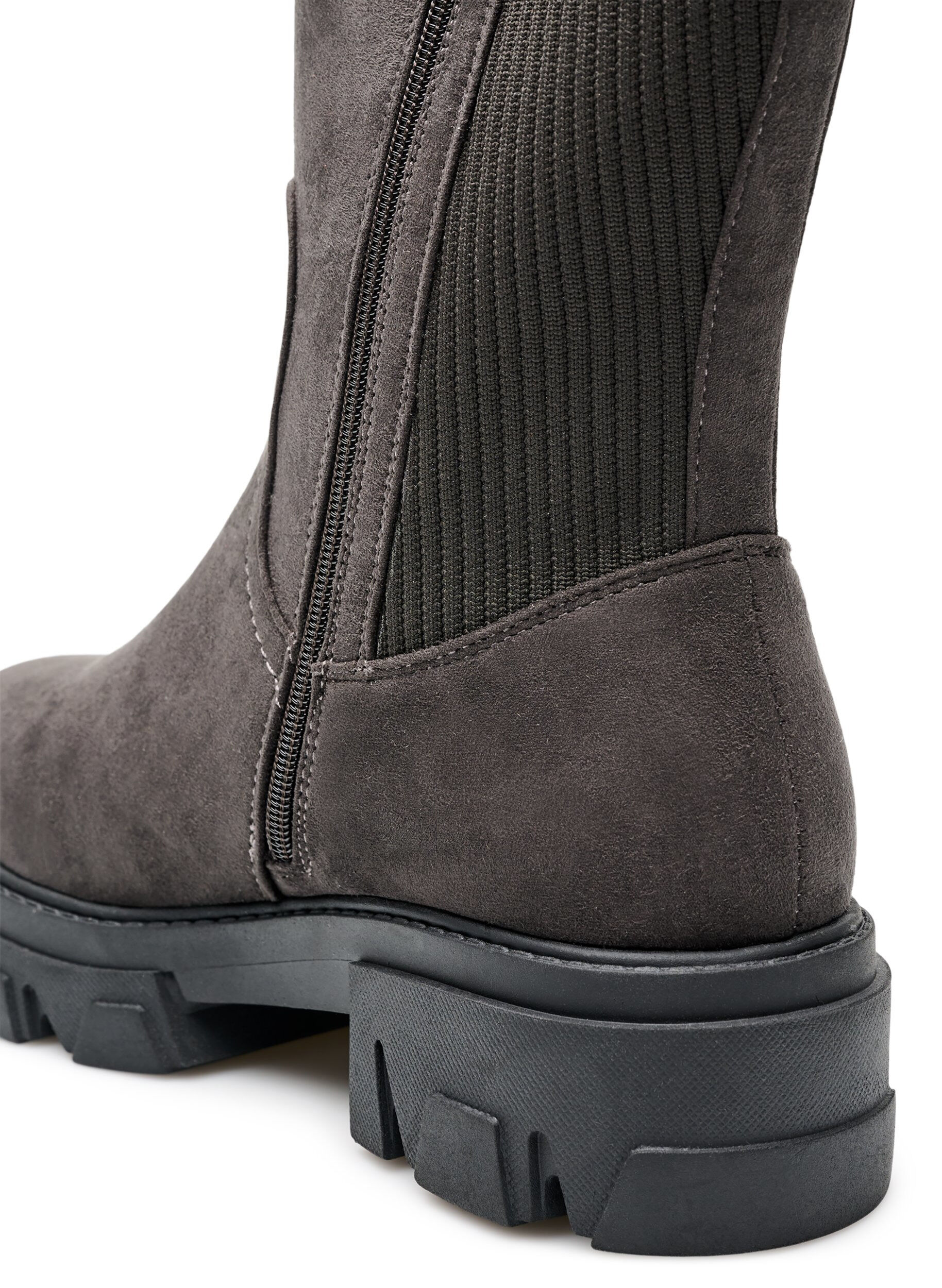 ZizziChunky boot i mockaimitation, Brun, Packshot image number 2