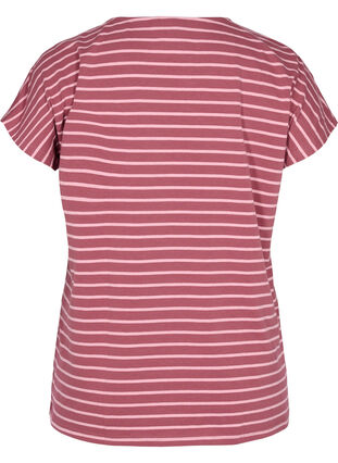 Randig t-shirt i bomull, Apple Butter Stripe, Packshot image number 1