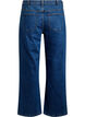 Jeans med vida ben och h&ouml;g midja, Bl&aring;, Packshot image number 1
