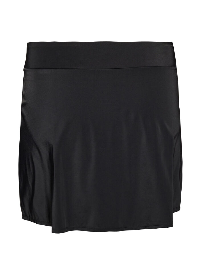 Bikinitrosa med brief och omlotteffekt, Svart, Packshot image number 1