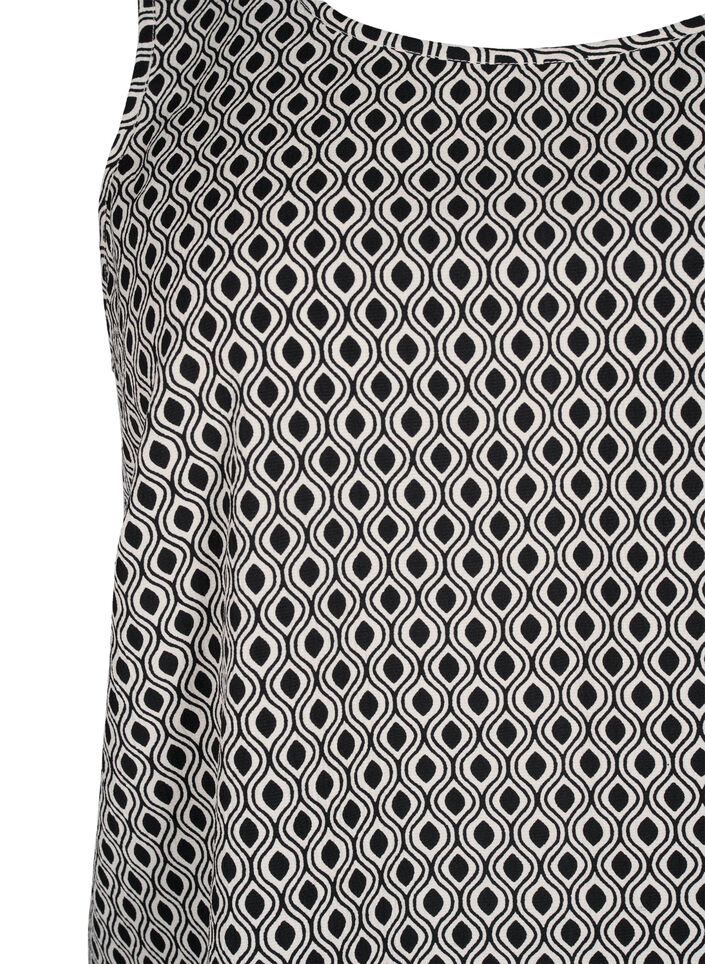 FLASH - Ärmlös topp med tryck, Svart, Packshot image number 2