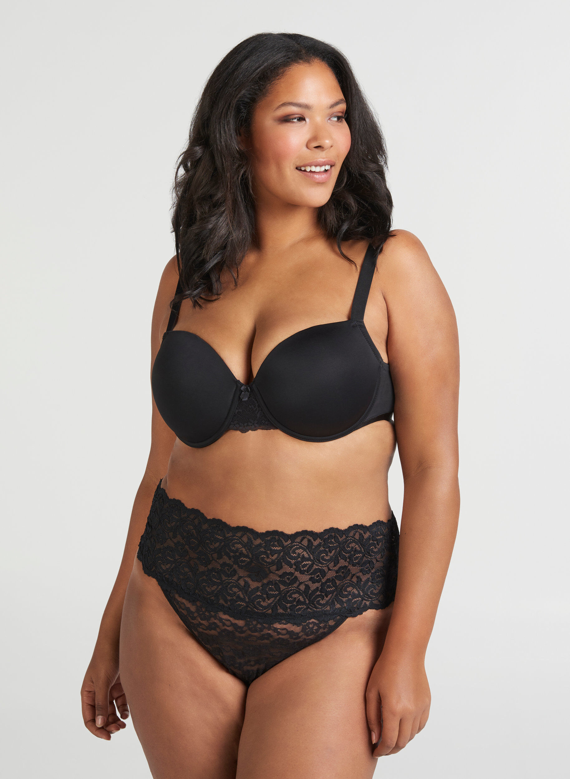 Zizzi2-pack G-string , Svart, Model image number 3