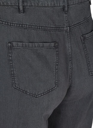 Baggy jeans med hög midja, Black washed down, Packshot image number 3