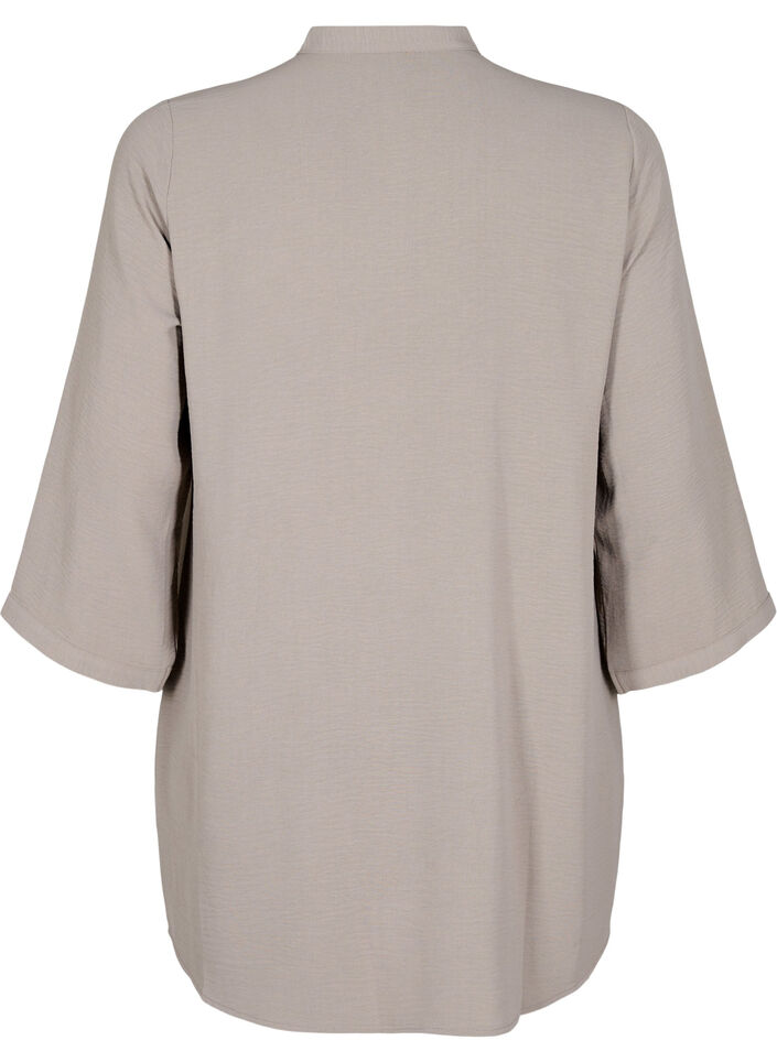 Tunika med 3/4-&auml;rmar, Beige, Packshot image number 1