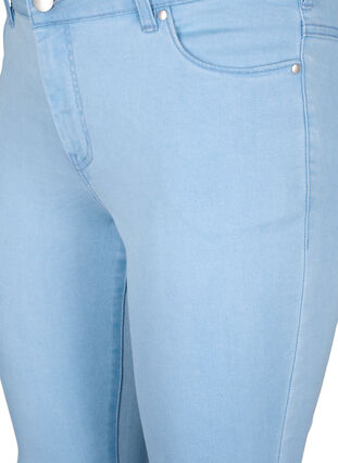 Viona jeans med normal midja, Ex Lt Blue, Packshot image number 2