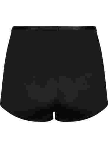 Enfärgade bikinishorts, Black, Packshot image number 1