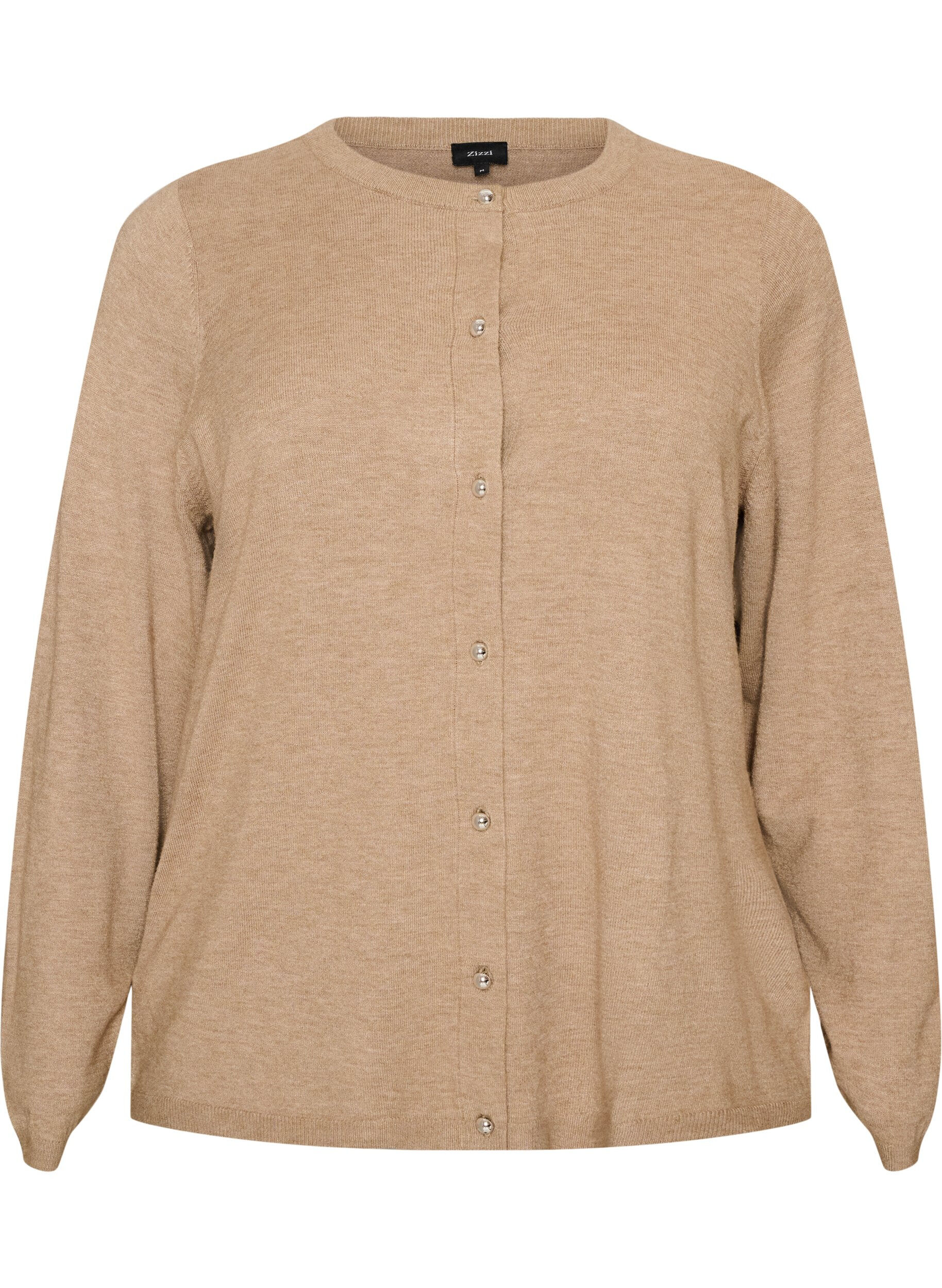 Cardigan med runda knappar