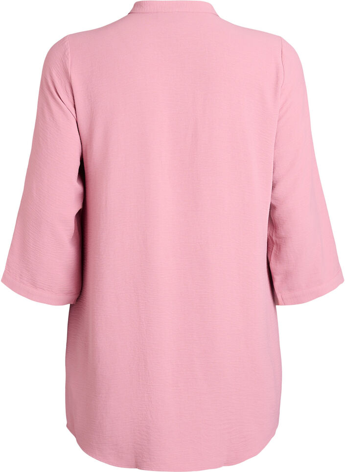 Tunika med 3/4-&auml;rmar, Rosa, Packshot image number 1
