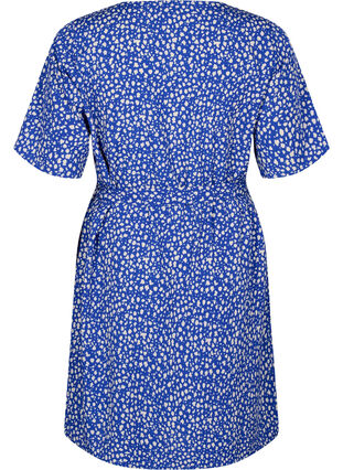 FLASH - Kortärmad klänning med skärp, Surf the web Dot, Packshot image number 1