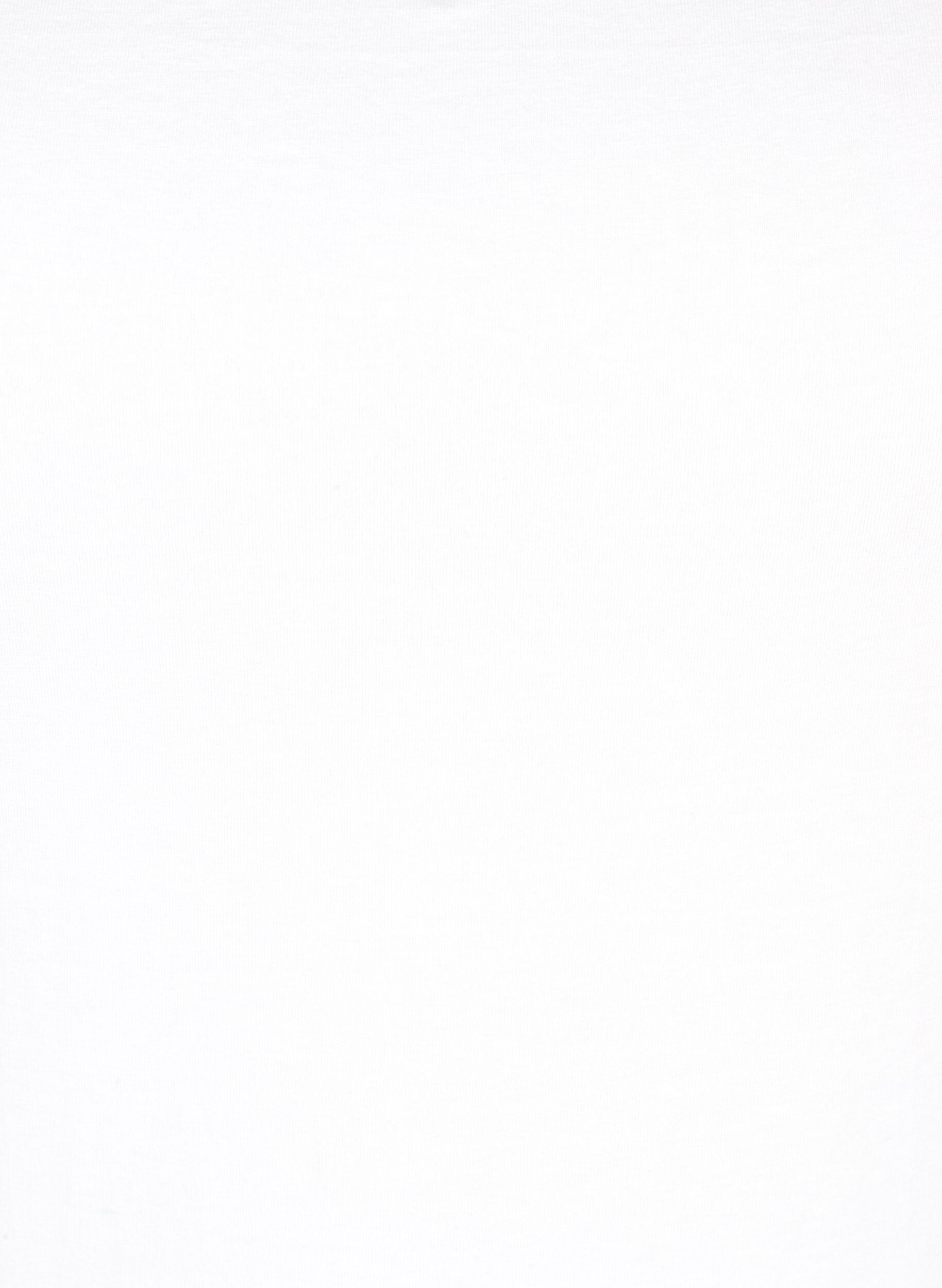 Zizzi Baslinne i bomull, Vit, Packshot image number 2