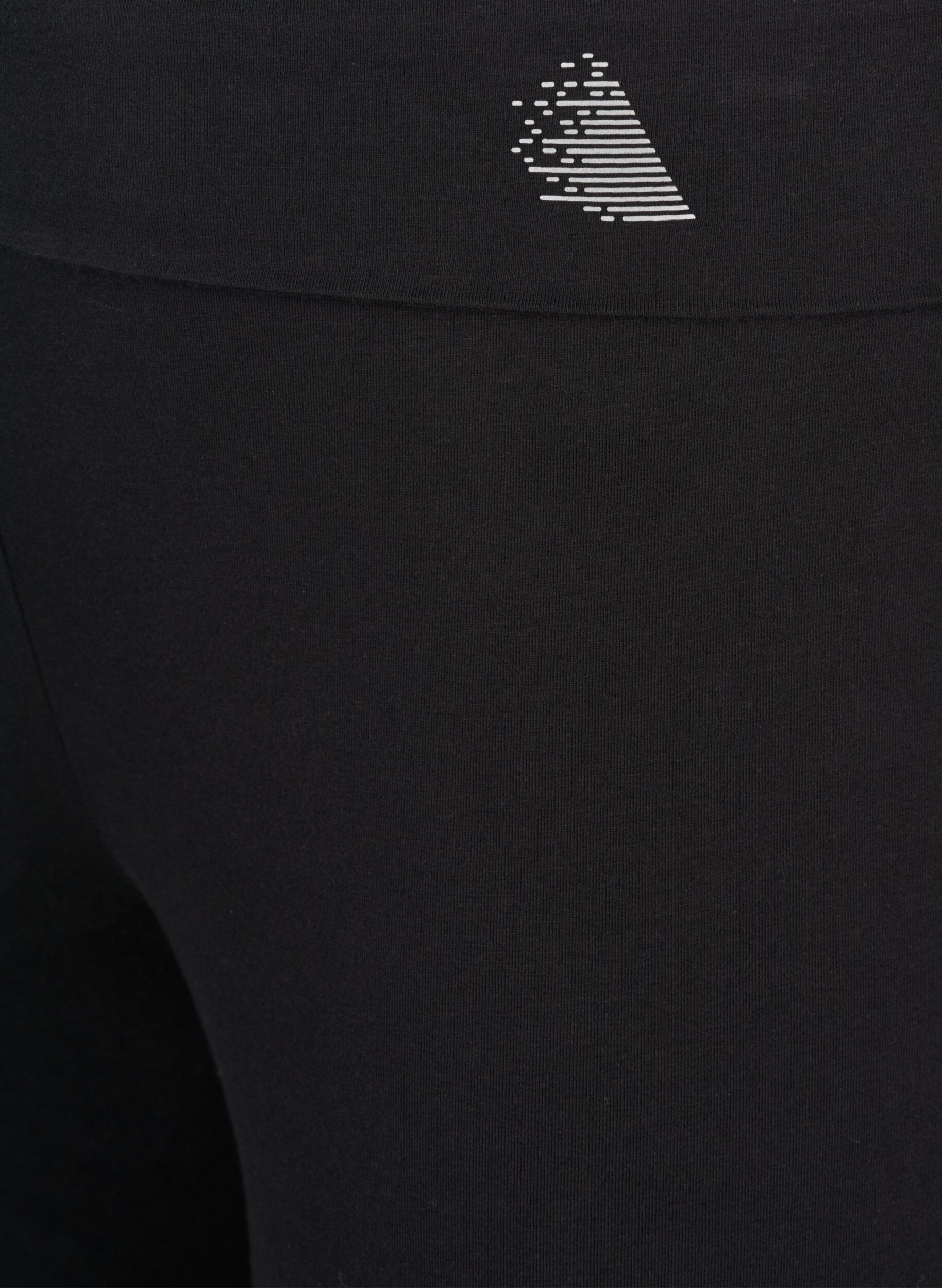 ZizziSportbyxor i bomull, Svart, Packshot image number 2