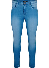 Super slim Amy jeans med h&ouml;g midja, Light blue
