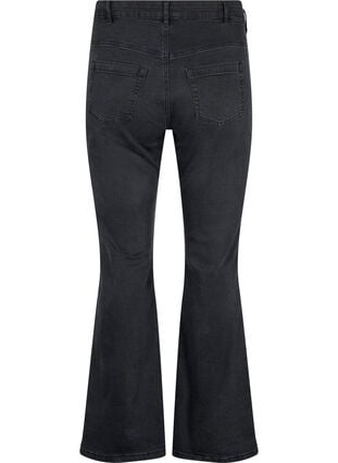 Ellen bootcut jeans med hög midja, Grey Denim, Packshot image number 1