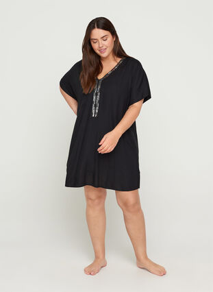 Strandklänning, Black, Model image number 2