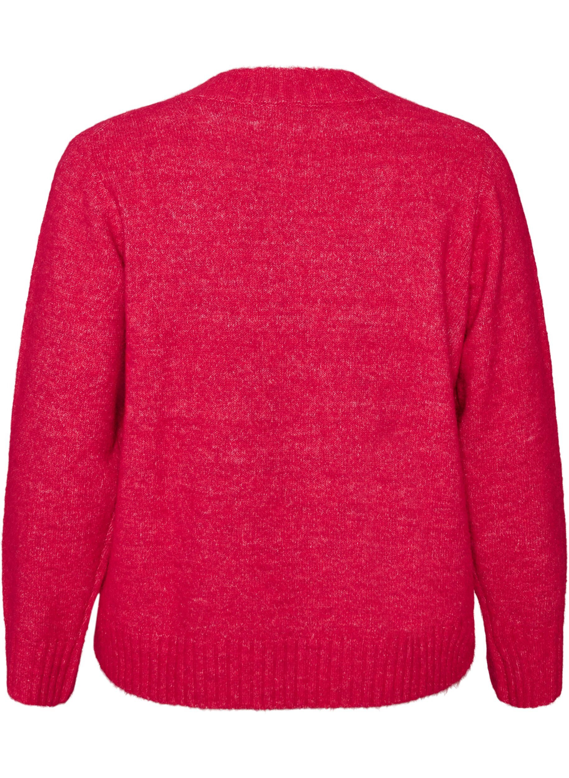 ZizziTr&ouml;ja med v-ringning, Rosa, Packshot image number 1