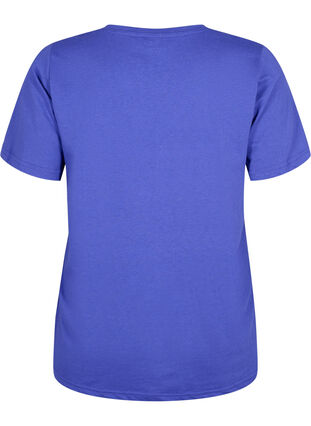 FLASH - T-shirt med v-ringning, Royal Blue, Packshot image number 1