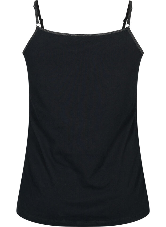 Baslinne i bomull, Svart, Packshot image number 1