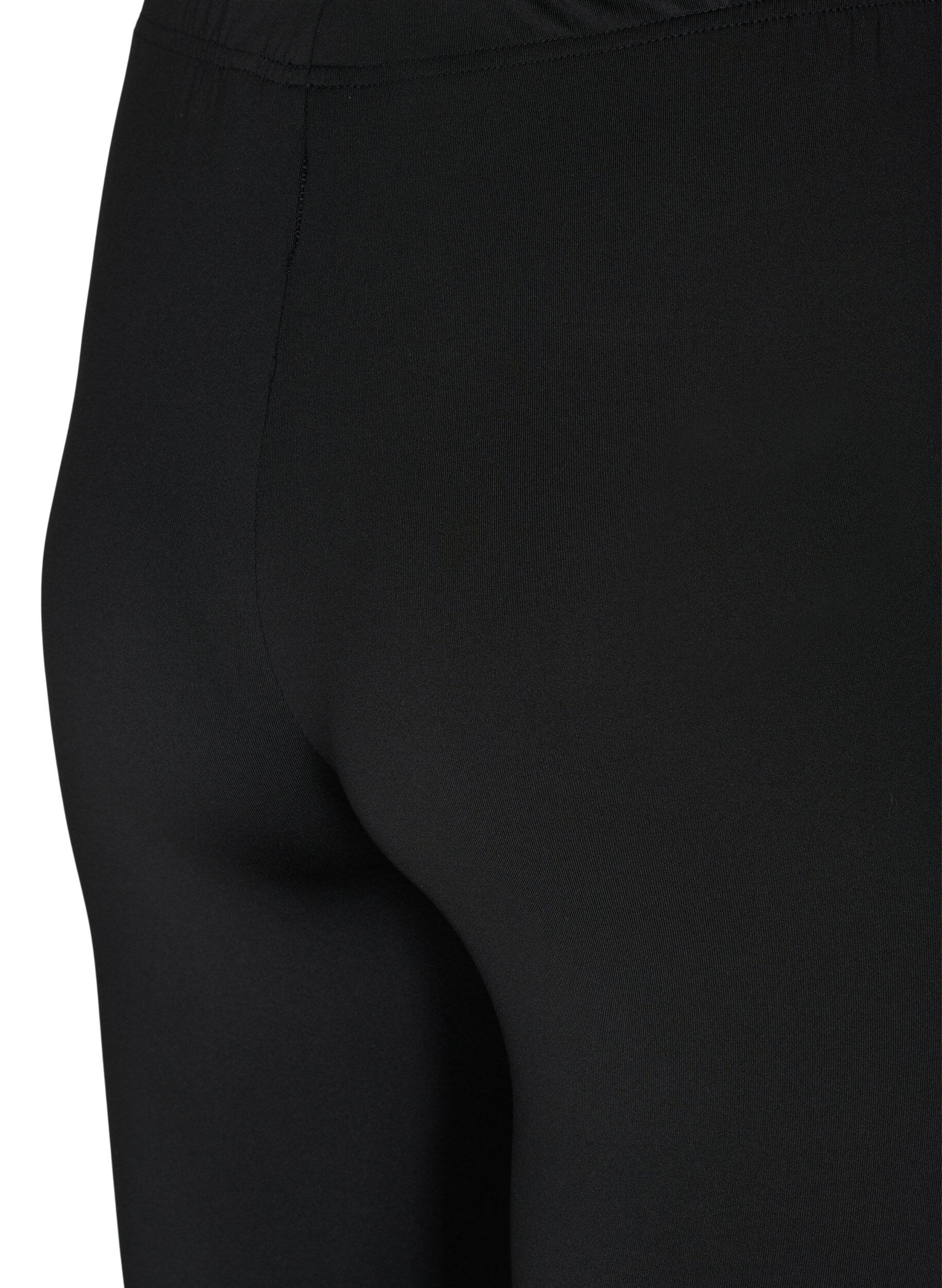 Zizzi 2-pack basic leggings, Svart, Packshot image number 2