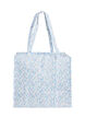 Shoppingv&auml;ska med dragkedja, Bl&aring;, Packshot image number 0