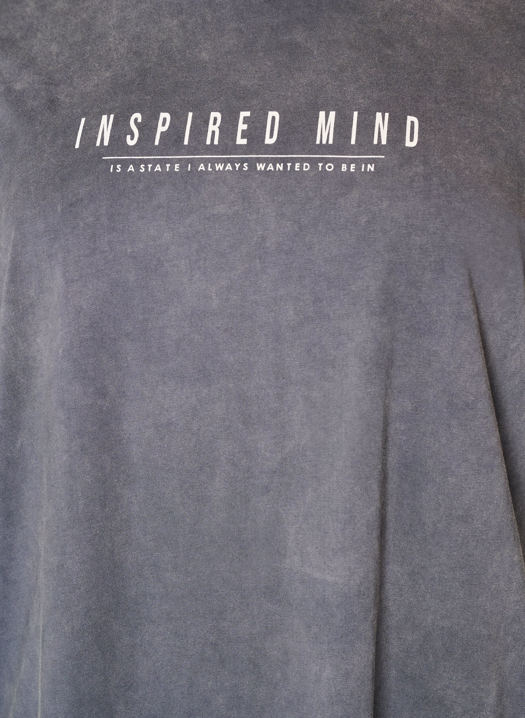 ZizziL&ouml;s t-shirtkl&auml;nning med tv&auml;ttad look, Gr&aring;, Packshot image number 2