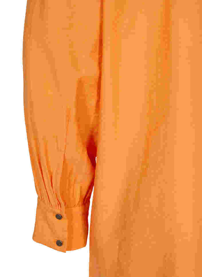 Tunika med knappar och volanger, Tangelo, Packshot image number 3