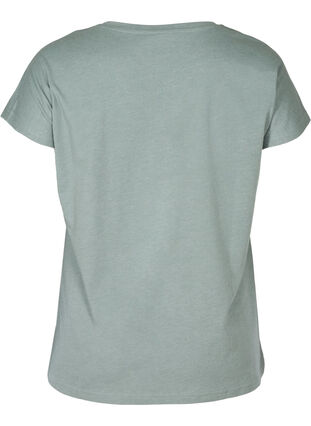 T-shirt med v-ringning, Balsam Green, Packshot image number 1