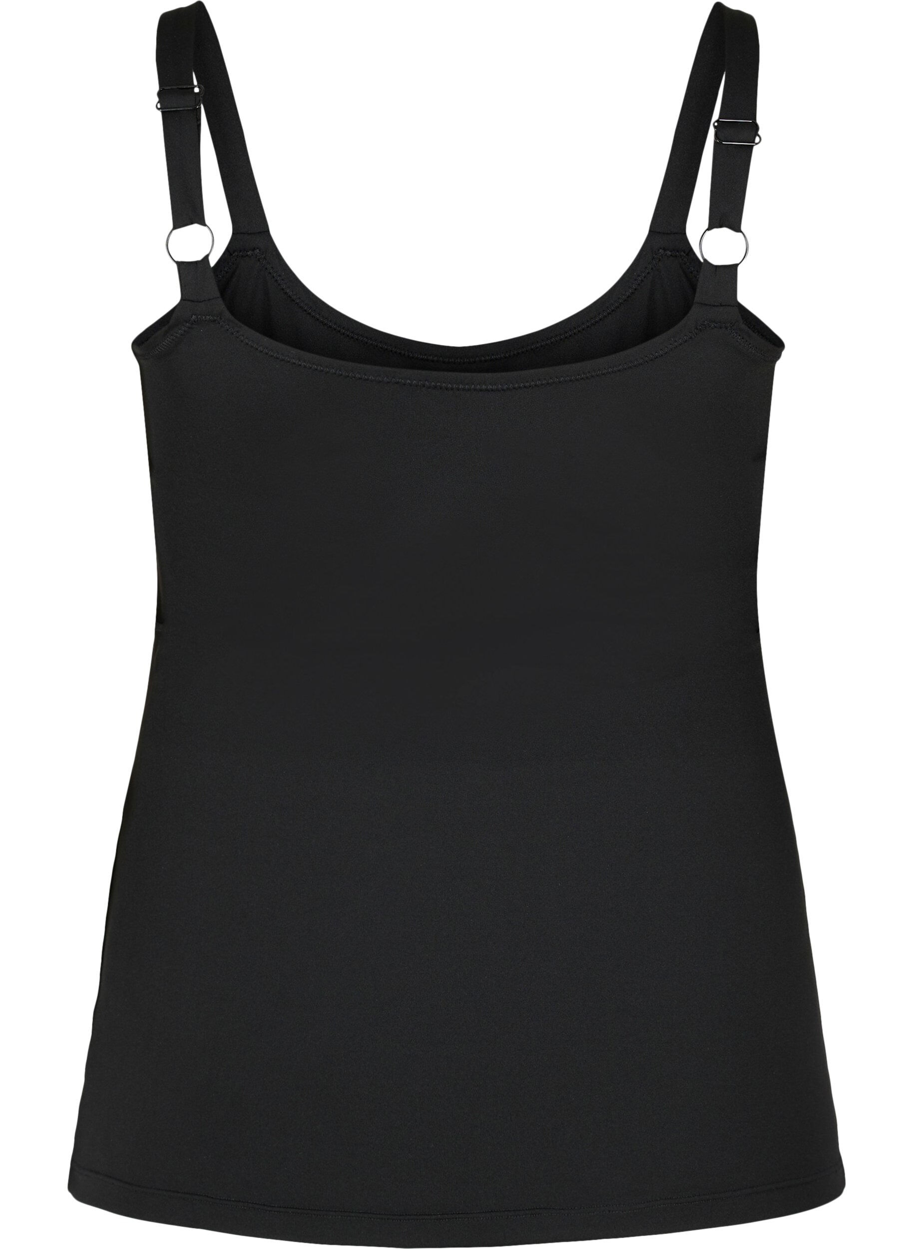 Zizzi Light shapeweartopp med justerbara axelband, Black, Packshot image number 1