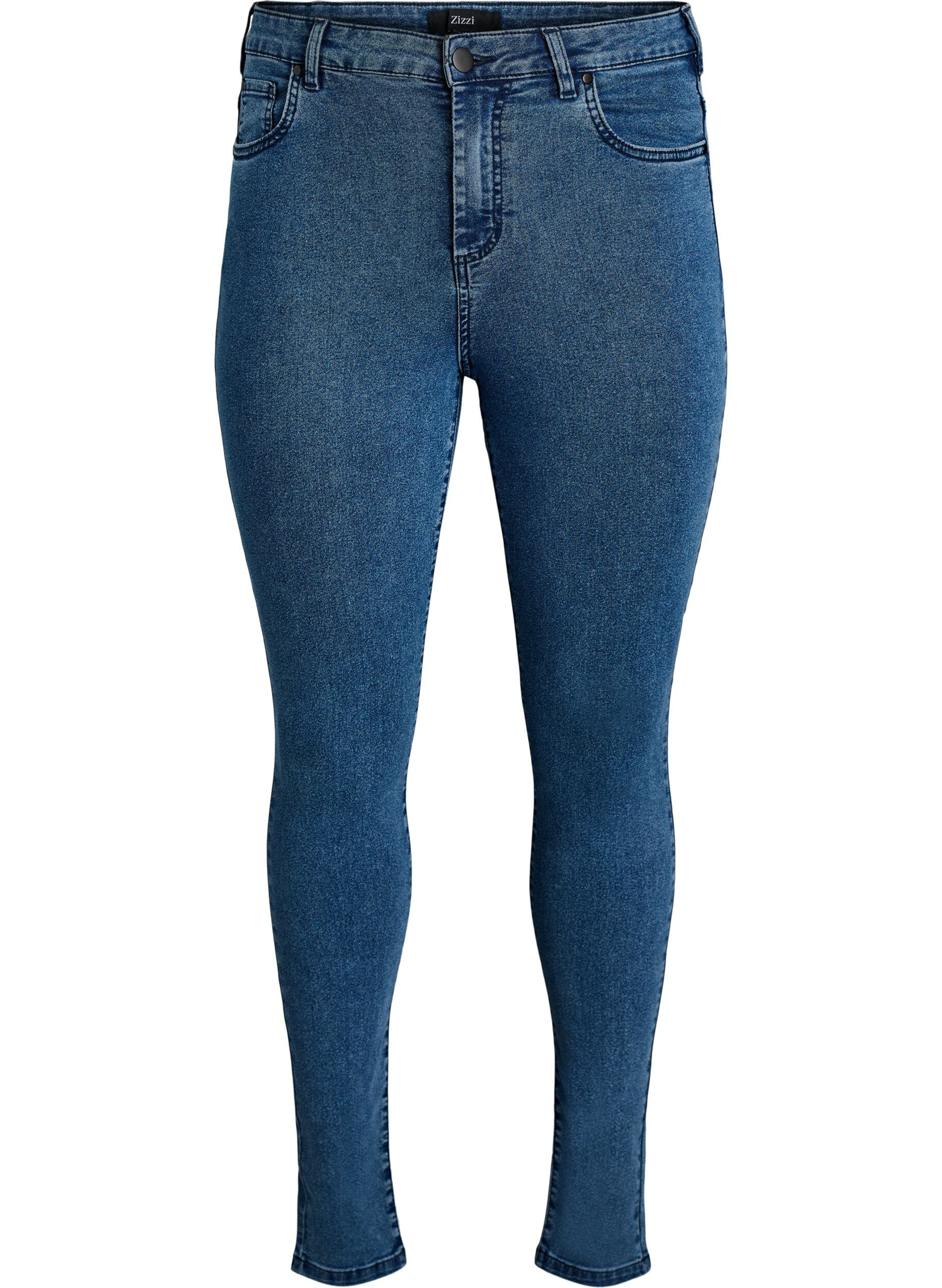 Amy jeans med h&ouml;g midja och supersmal passform