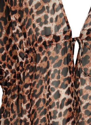 Strandkimono med tryck, Leopard, Packshot image number 2