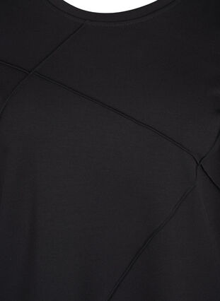 Långärmad tröja med rund halsringning, Black, Packshot image number 2