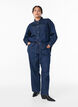 Vida jeans med knytsk&auml;rp och h&ouml;g midja, Bl&aring;, Model image number 0