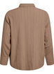FLASH - Skjorta med textur, Brun, Packshot image number 1