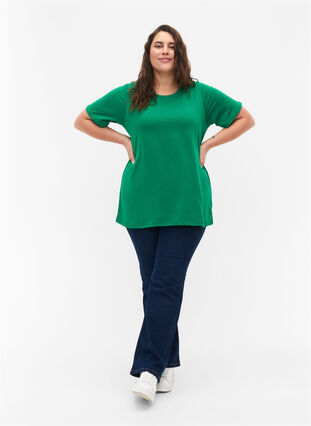 FLASH - T-shirt med rund halsringning, Jolly Green, Model image number 2