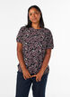Blus med l&aring;nga &auml;rmar och paisleym&ouml;nster, M&ouml;rk Bordeaux, Model image number 0