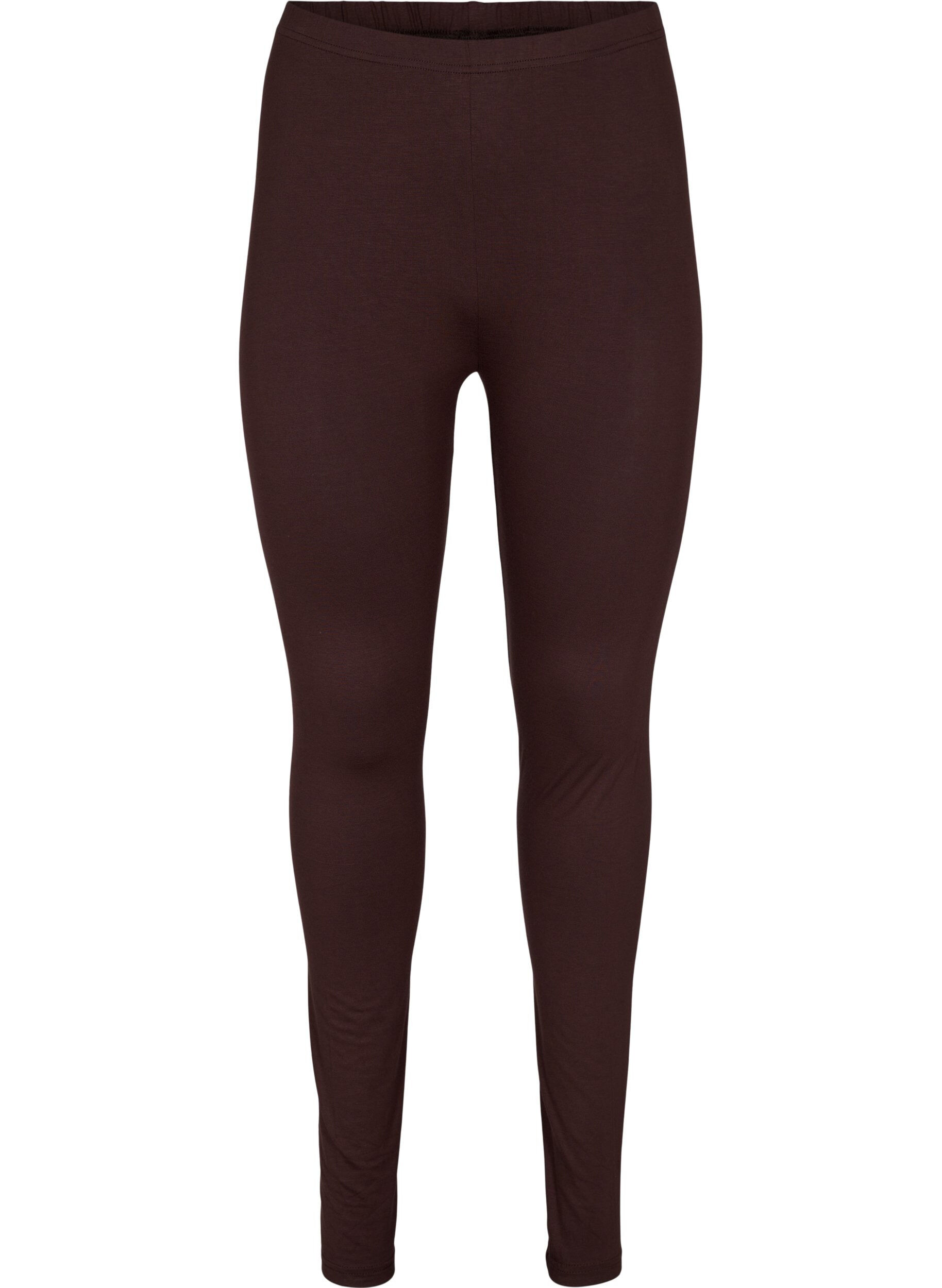 ZizziBasleggings i viskos, Brun, Packshot image number 0