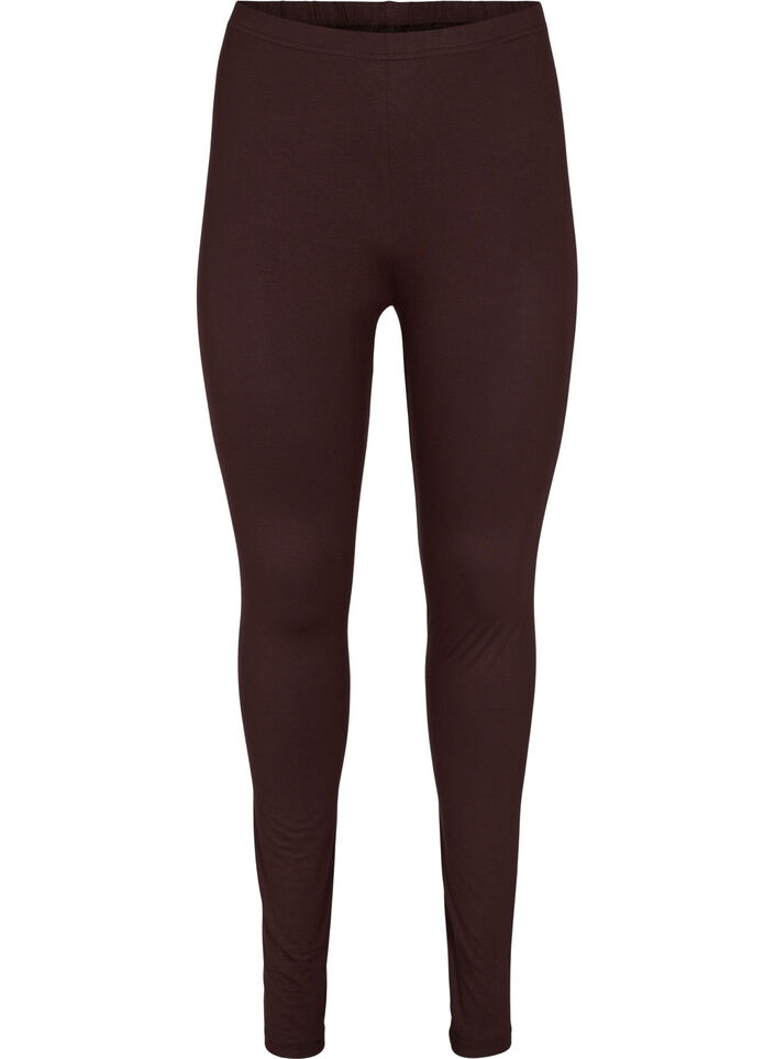 Basleggings i viskos, Brun, Packshot image number 0