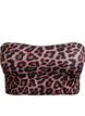 Leopardm&ouml;nstrad bandeau-bikinitopp, Beige, Packshot image number 0
