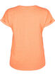 Neonfärgad bomulls t-shirt, Orange, Packshot image number 1