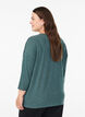Jerseyblus med 3/4-&auml;rm, Gr&ouml;n, Model image number 2