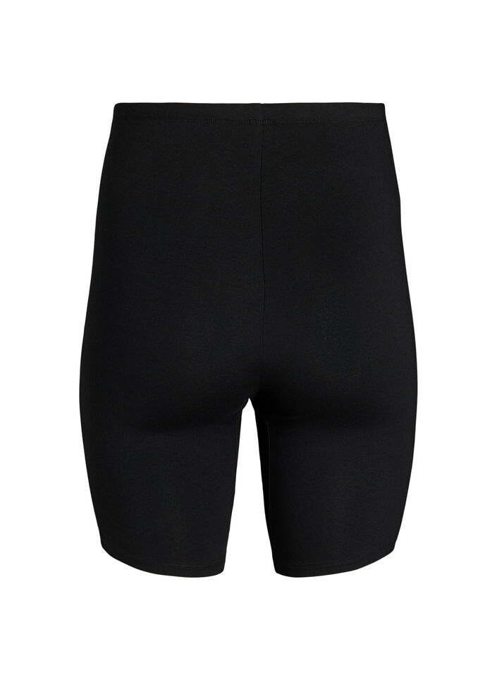 Trosor i bomull med l&aring;nga ben, Svart, Packshot image number 1