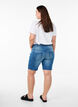 Slim fit Emily shorts med normal midja, Bl&aring;, Model image number 2
