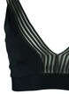 Bikinitopp med mesh, Black, Packshot image number 2