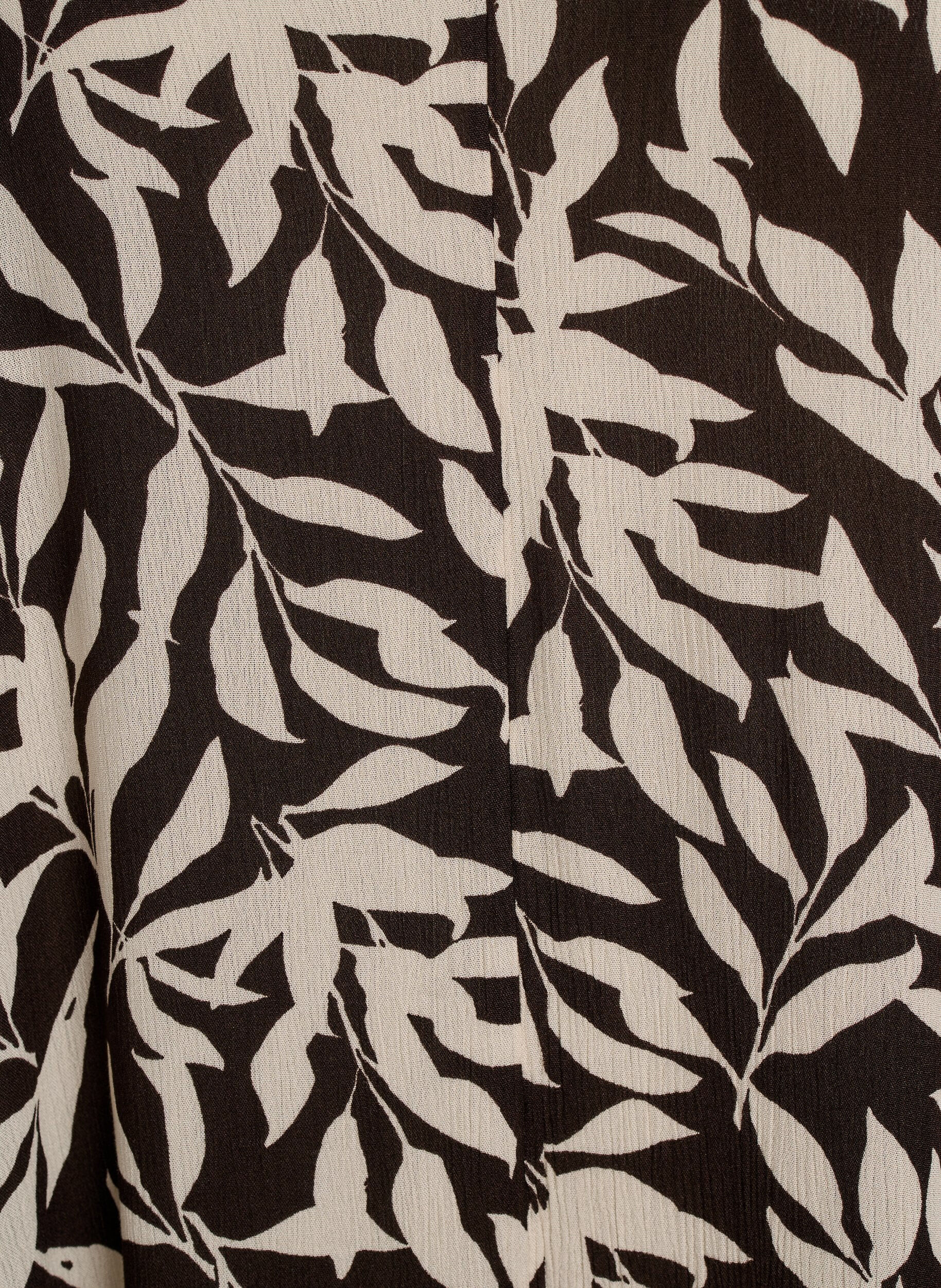 Zizzi &Auml;rml&ouml;s a-linjeformad maxikl&auml;nning med v-ringning, Brun, Packshot image number 2