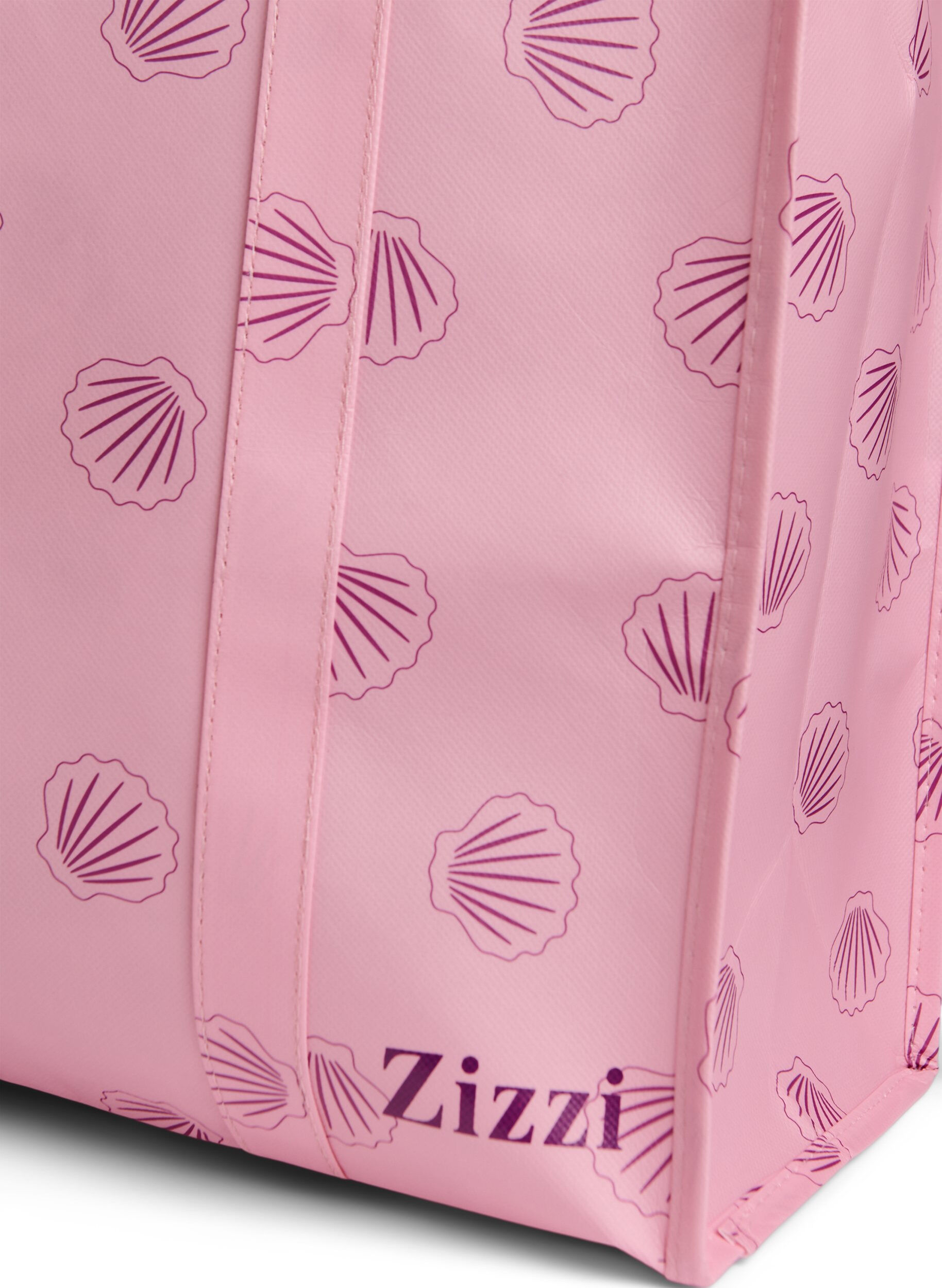 Zizzi Shoppingv&auml;ska med dragkedja, Rosa, Packshot image number 2